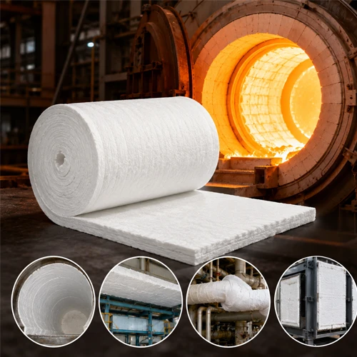 Pentru ce este folosită lâna de silicat de aluminiu în izolarea cuptorului cu...